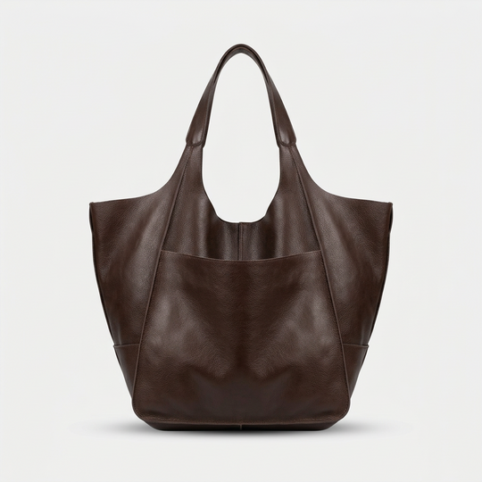 Nord Taschen | Übergroße Leder Tote Bag, Große Schultertasche
