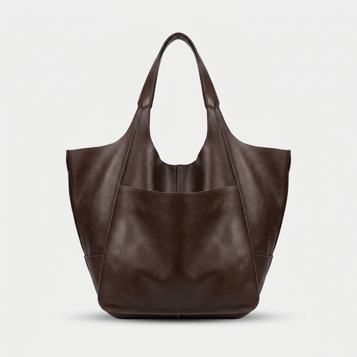 Nord Taschen | Übergroße Leder Tote Bag, Große Schultertasche