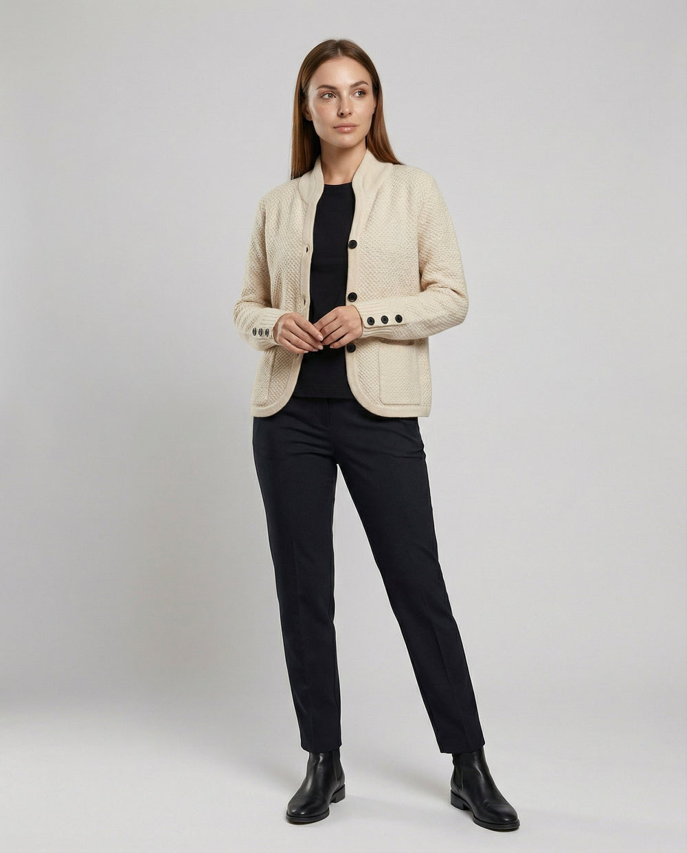 Kaschmir Strickjacke Damen