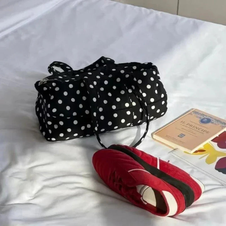 Nord Taschen | Mini Duffle Bag mit Punktemuster