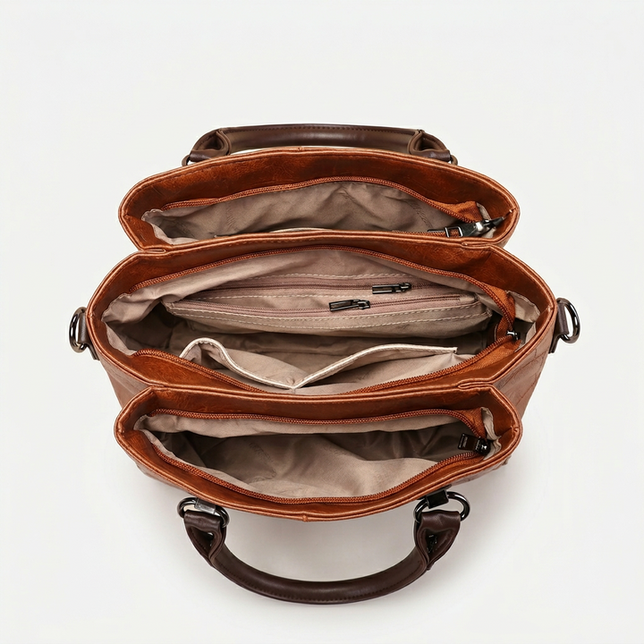 Nord Taschen | Vegane Leder Top-Handle Schultertasche