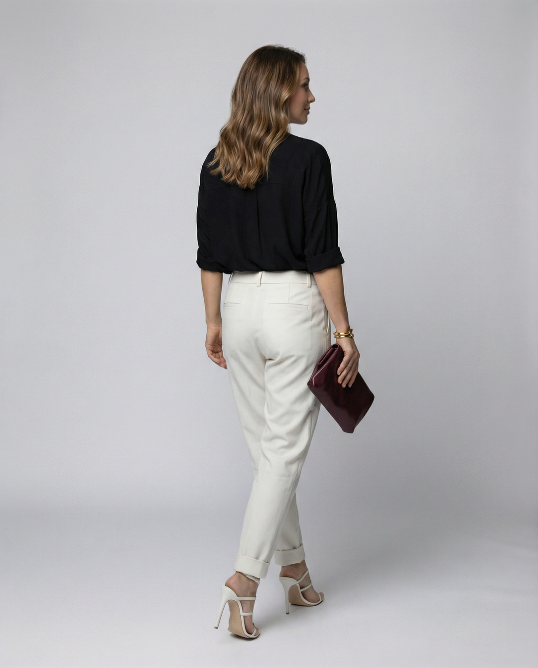 Elegante Damen Taillenhose