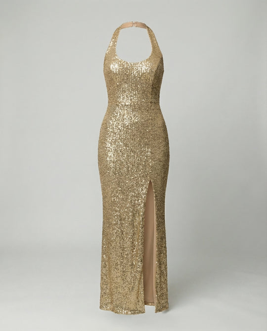 Stylisches Kleid Hoher Schlitz