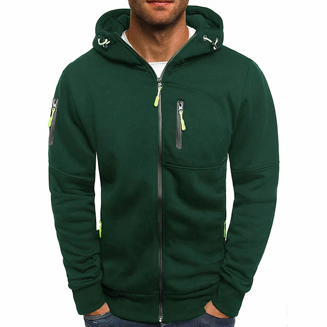 Nord Taschen Nathan Herren-Kapuzenjacke mit Reißverschluss