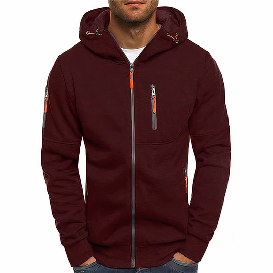 Nord Taschen Nathan Herren-Kapuzenjacke mit Reißverschluss