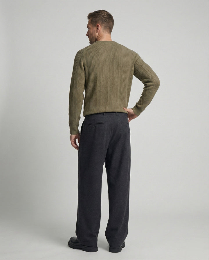 Old Money Style Wollhose Cleanfit Casual Anzughose Unisex