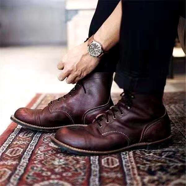 Nord Taschen | Retro Schnürstiefel für Männer