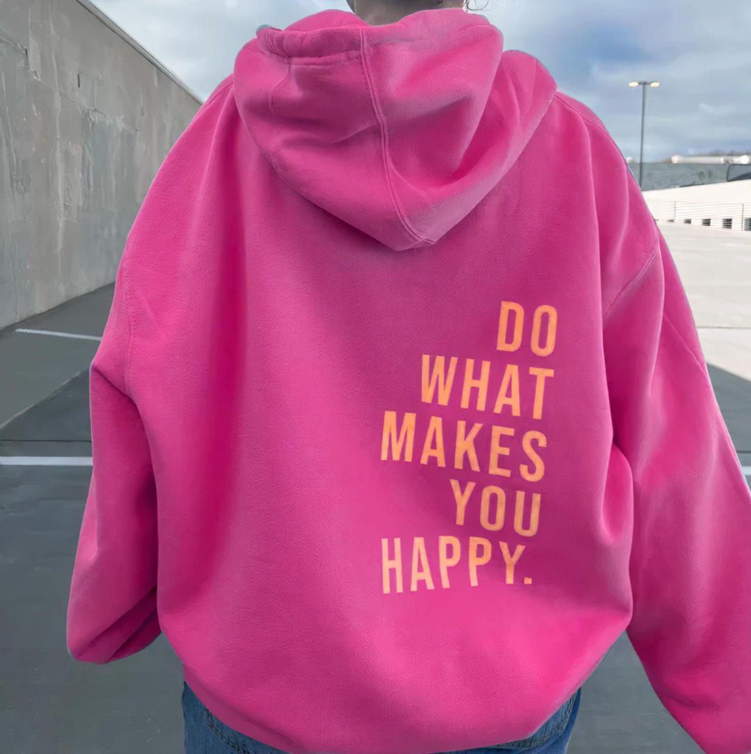 Fröhlicher Kapuzenpullover