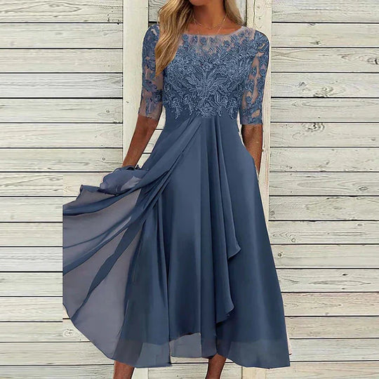 dunkelblaue Festkleid - Vittorelli
