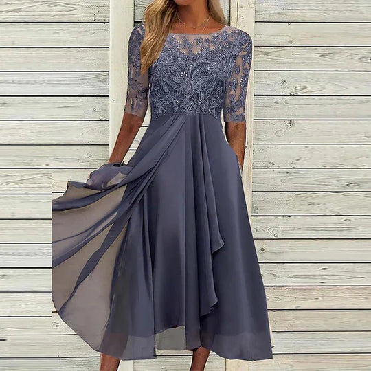 dunkelblaue Festkleid - Vittorelli