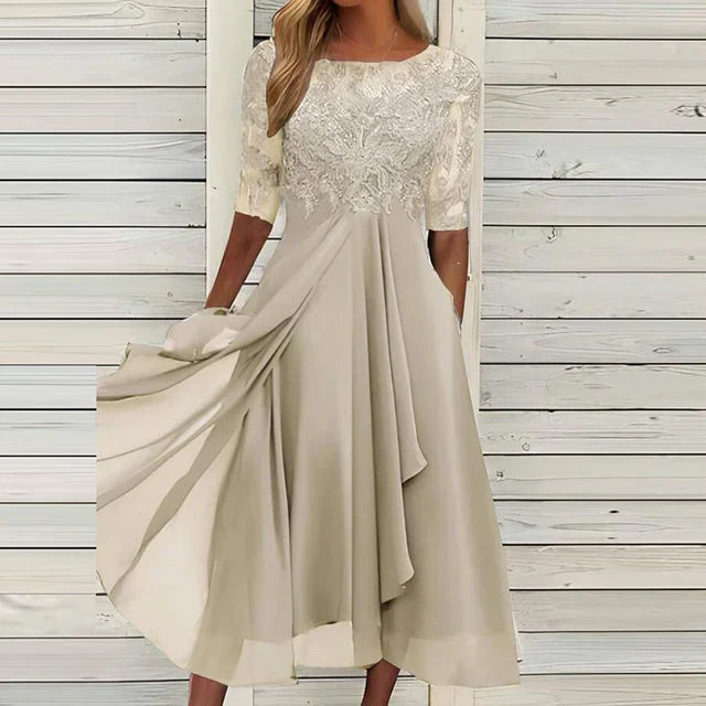 dunkelblaue Festkleid - Vittorelli