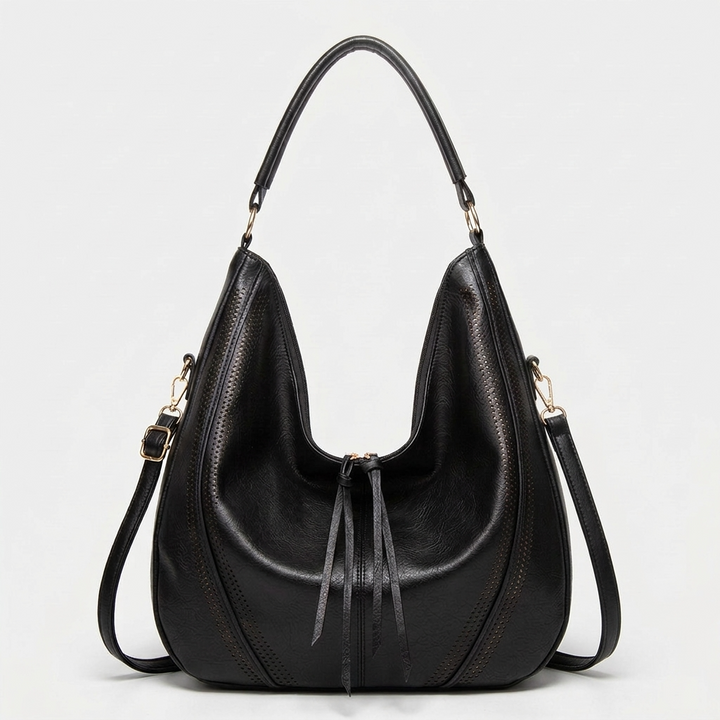 Nord Taschen | Große Hobo-Tasche, Vegan Leder Schultertasche Damen
