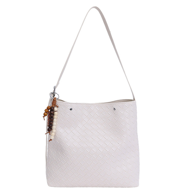Damen Shopper Tasche mit strukturiertem Flechtmuster Nord Taschen