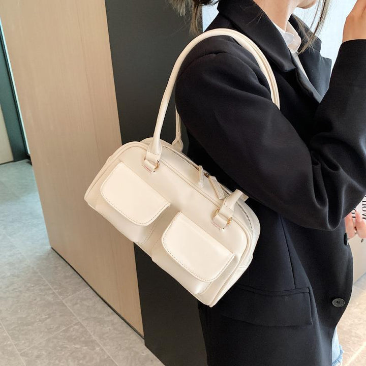 Damen Handtasche mit zwei praktischen Vorderfächern Nord Taschen