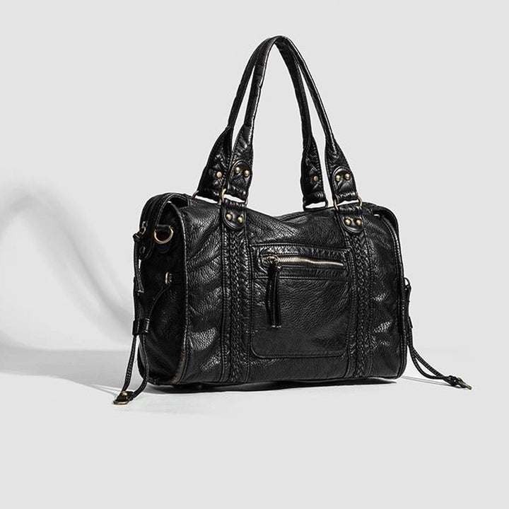 Damen Tragetasche mit eleganten Metallakzenten und praktischem Innenlayout Nord Taschen