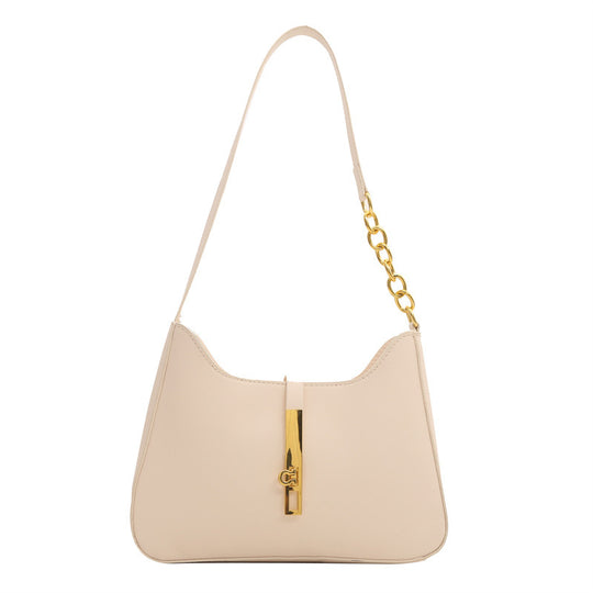 Damen Handtasche mit elegantem Kettenakzent und modernem Klappenverschluss Nord Taschen