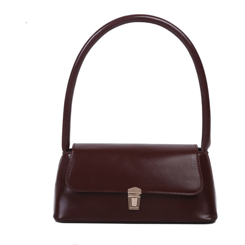 Damen elegante Handtasche mit klassischem Klappverschluss Nord Taschen