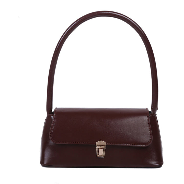 Damen elegante Handtasche mit klassischem Klappverschluss Nord Taschen