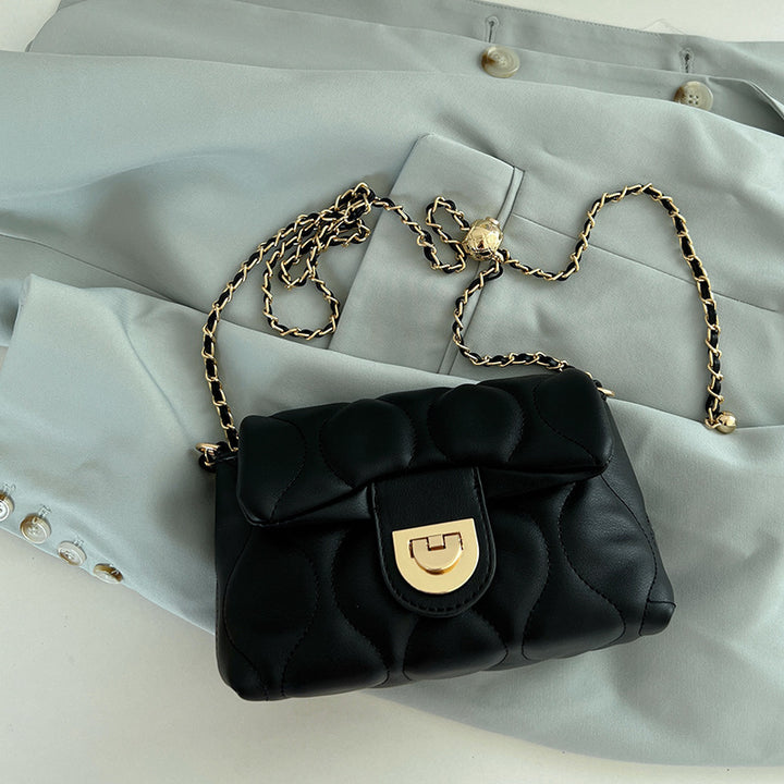 Damen Clutch-Tasche mit modischem Kettenakzent und luxuriösem Steppmuster Nord Taschen