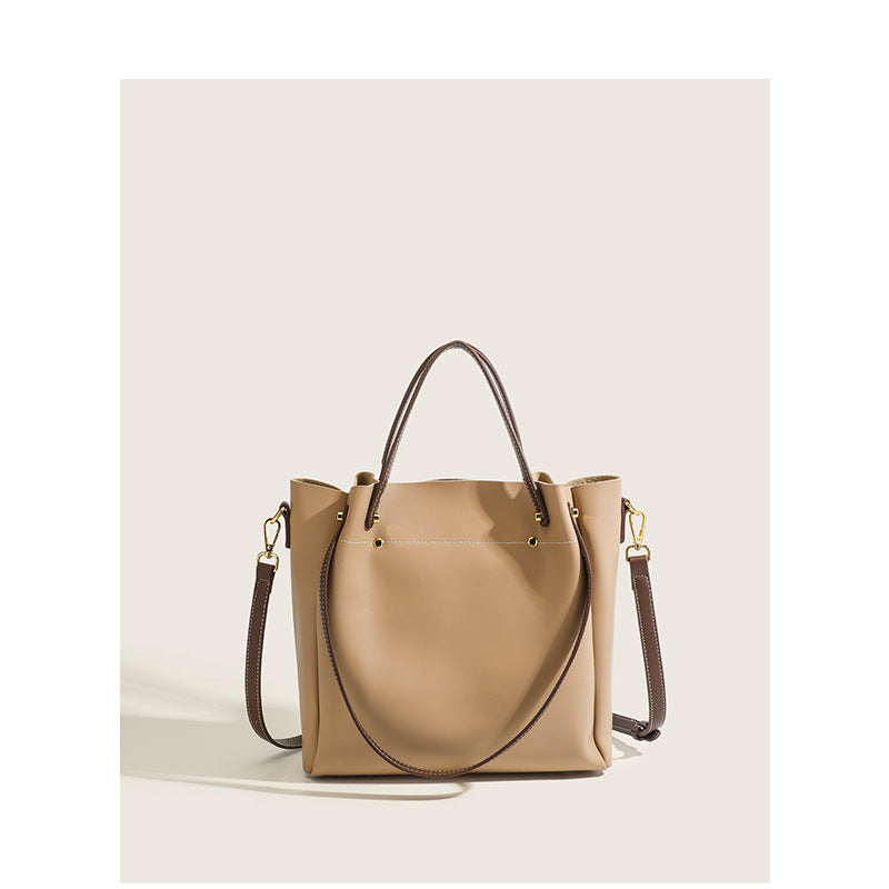 Damen Shopper-Tasche aus hochwertigem Leder mit abnehmbarem Schulterriemen Nord Taschen