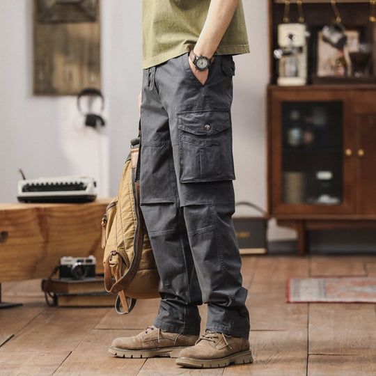 Herren Technische Cargohose mit geradem Schnitt, verstärkten Knien & Mehrfachtaschen Nord Taschen