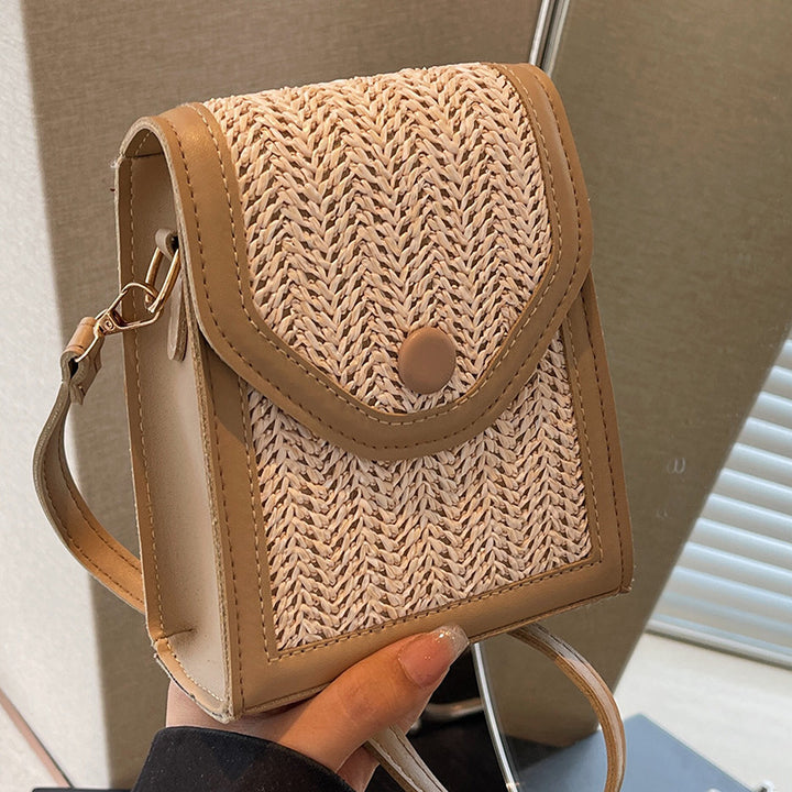 Damen Umhängetasche mit elegantem geflochtenem Design Nord Taschen