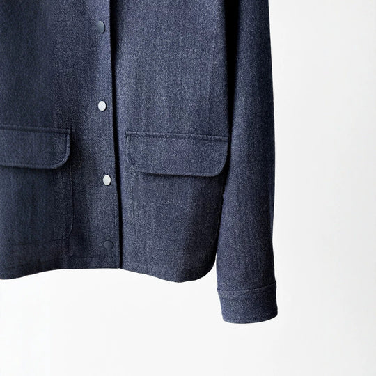 Damen Modische Jacke mit Knöpfen und praktischen Taschen Nord Taschen