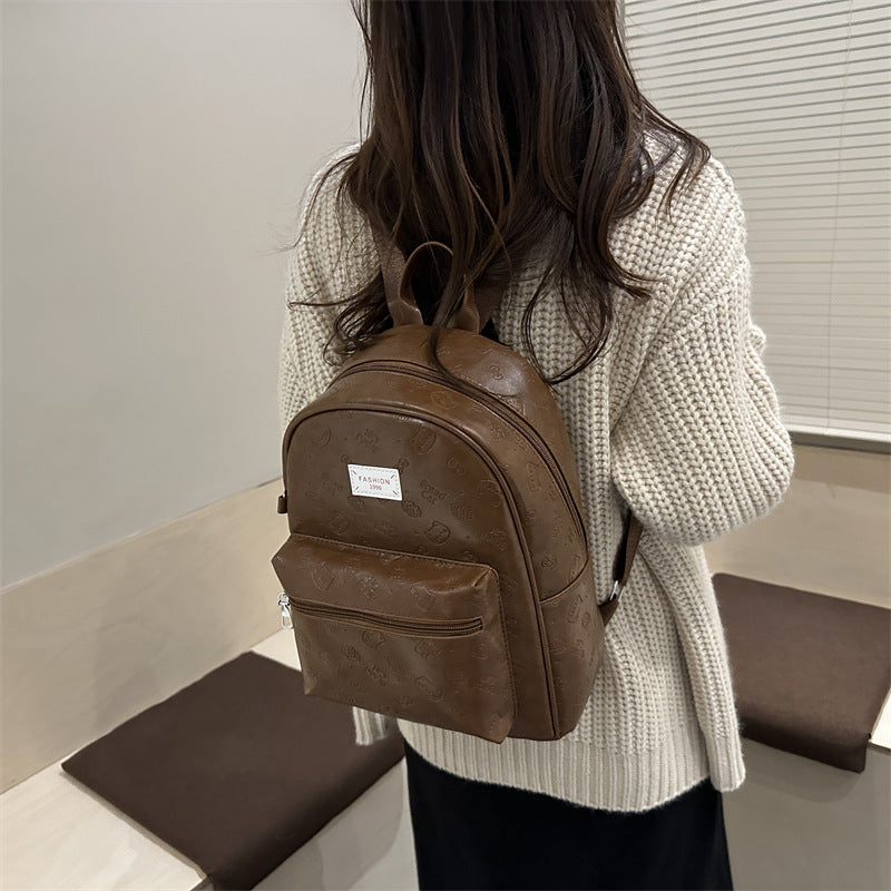 Damen modischer Rucksack mit stilvollen Prägungen Nord Taschen