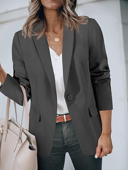 Damen Modischer Blazer mit elegantem Schnitt Nord Taschen