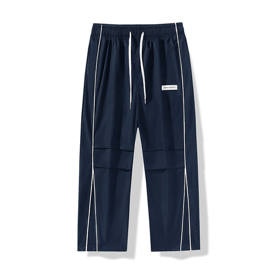 Herren Leichte Technical-Trackhose mit elastischem Bund, Knieabnähern & seitlicher Kontrastpaspel Nord Taschen