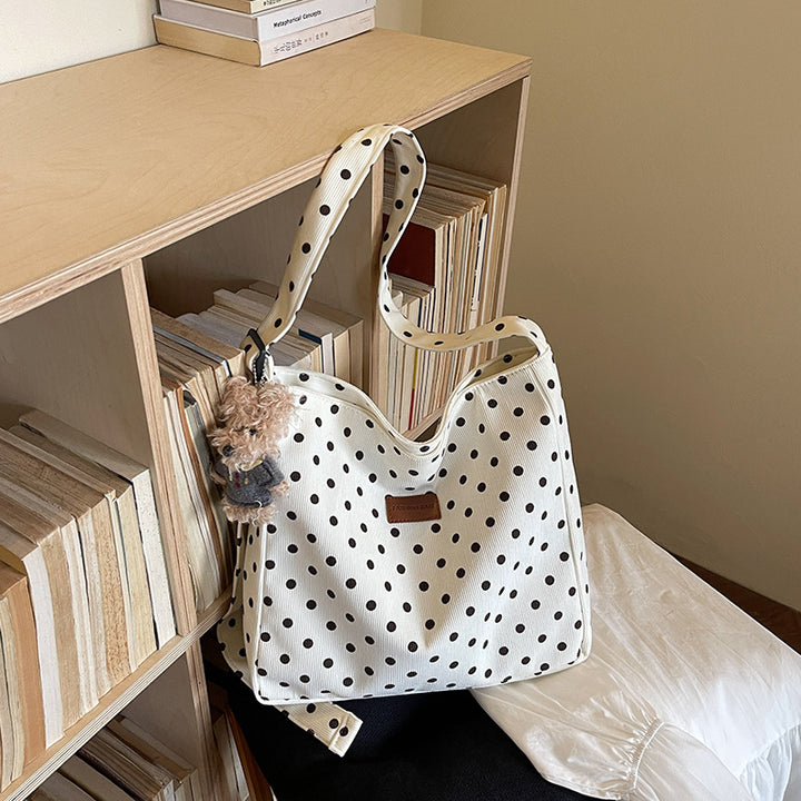 Damen praktische Beutel-Tasche mit modischem Punktedesign Nord Taschen