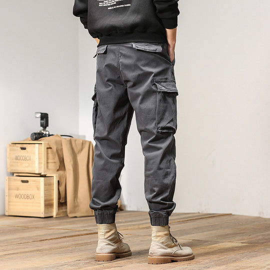Herren Military-inspirierte Relaxed-Cargo-Jogger aus Ripstop-Baumwolle mit aufgesetzten Klappentaschen Nord Taschen