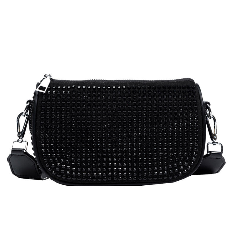 Damen elegante Umhängetasche mit funkelnden Strassdetails Nord Taschen