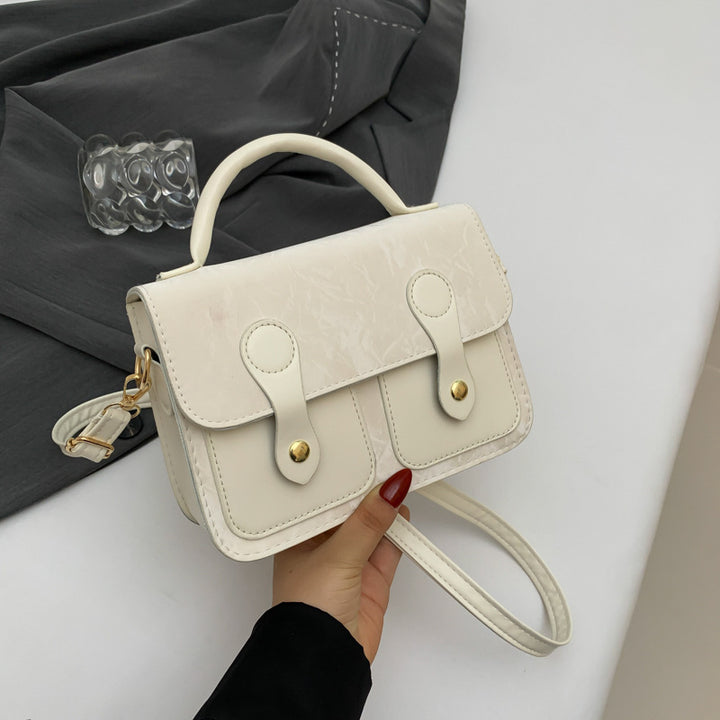Damen elegante Umhängetasche mit zweifachem Laschenverschluss Nord Taschen