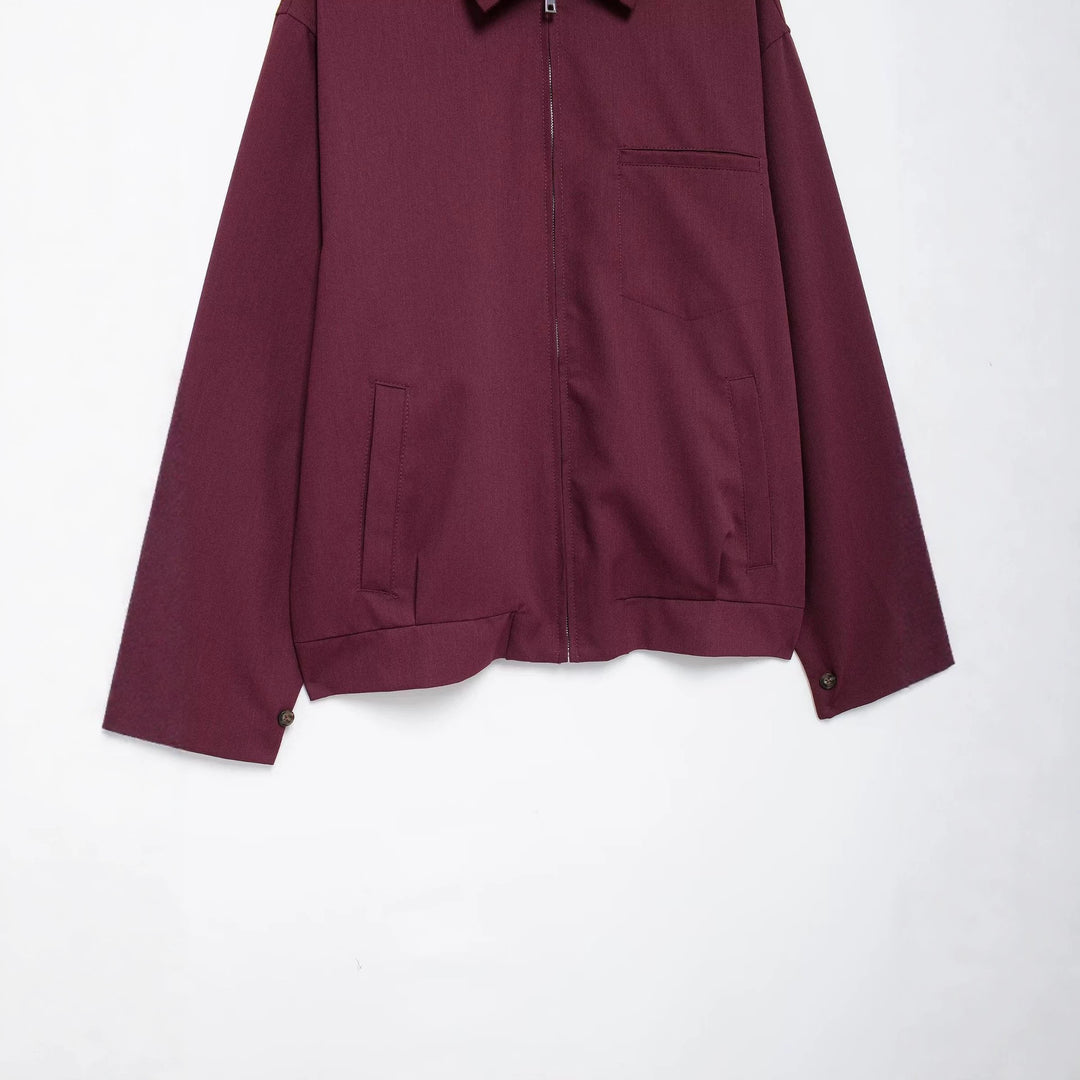 Damen Oversize Blousonjacke mit durchgehendem Reißverschluss und aufgesetzten Taschen Nord Taschen