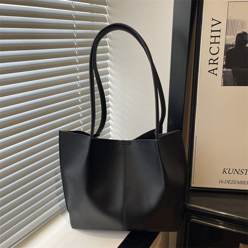 Damen elegante Shopper-Tasche aus hochwertigem Kunstleder Nord Taschen
