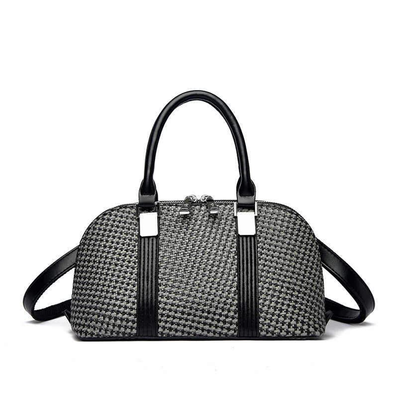 Damen modische Handtasche mit geflochtenem Design und verstellbarem Schulterriemen Nord Taschen