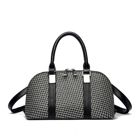 Damen modische Handtasche mit geflochtenem Design und verstellbarem Schulterriemen Nord Taschen
