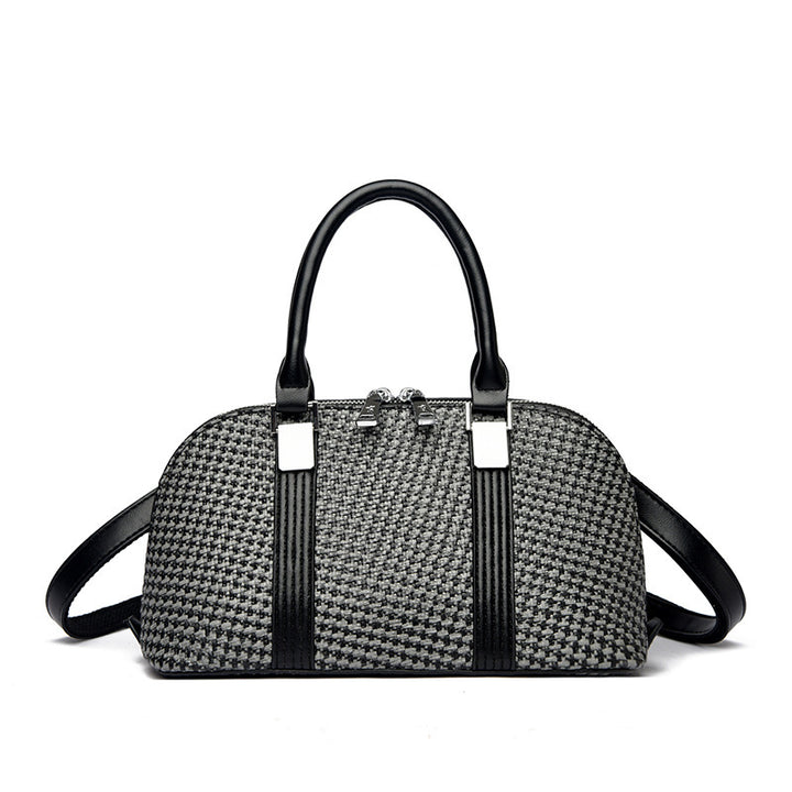 Damen modische Handtasche mit geflochtenem Design und verstellbarem Schulterriemen Nord Taschen