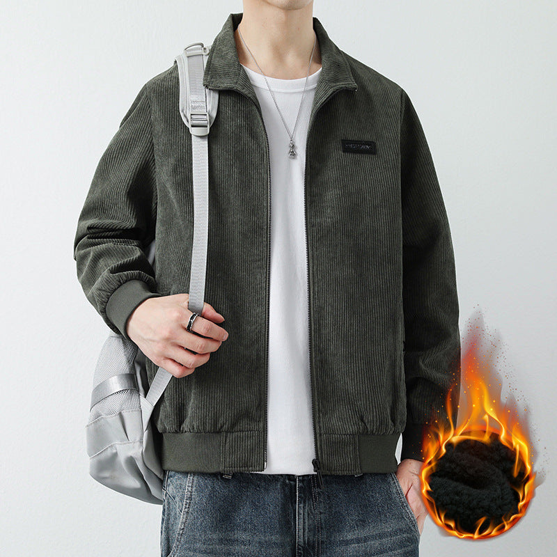 Herren Sportliche Cordjacke Nord Taschen