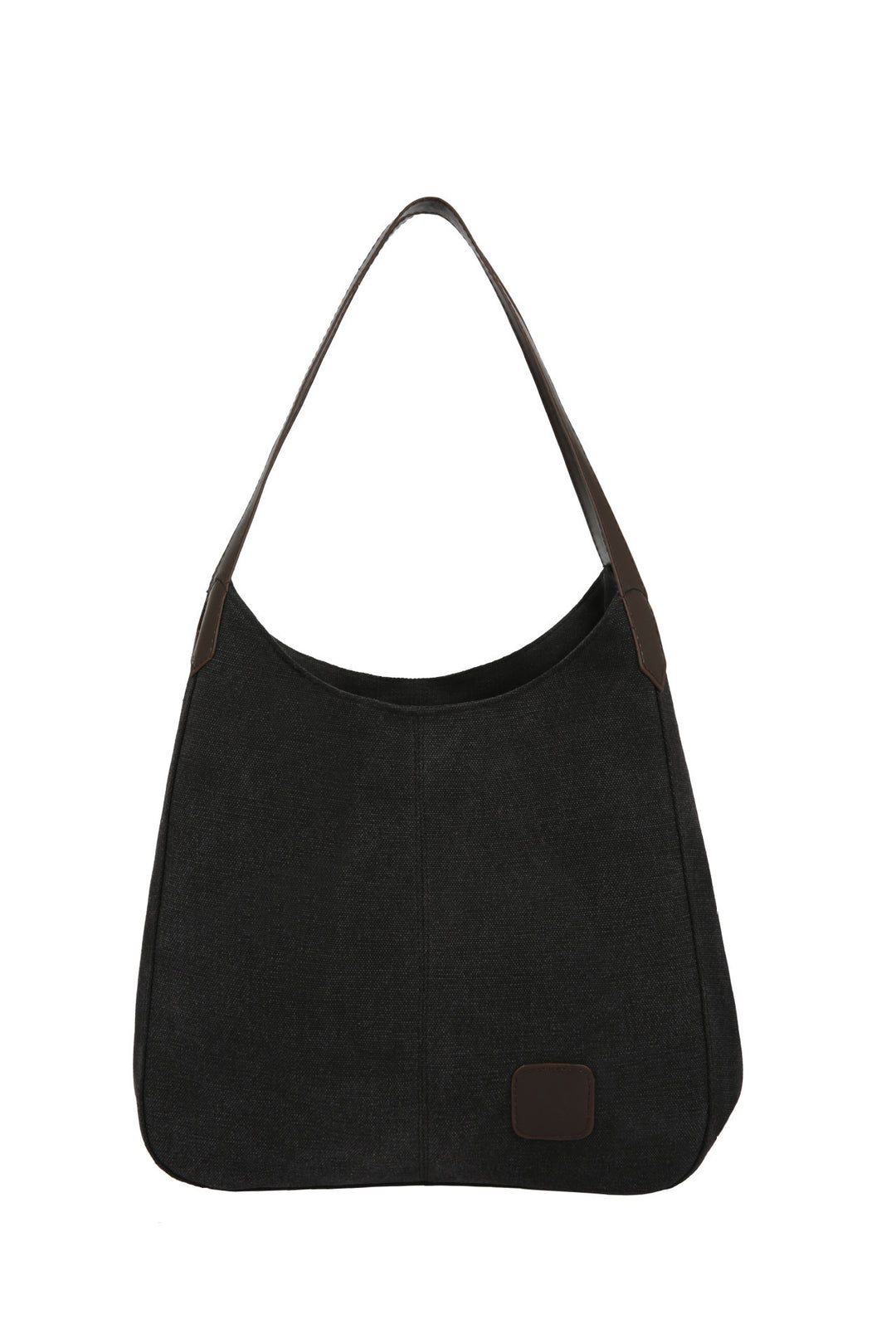 Damen Schultertasche aus strapazierfähigem Canvas mit eleganten Lederakzenten Nord Taschen