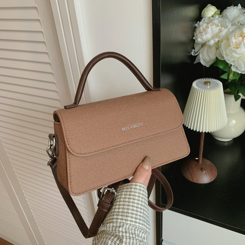 Damen Handtasche im eleganten Koffer-Design mit abnehmbarem Schulterriemen Nord Taschen
