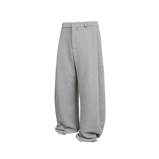 Damen Weite Cropped-Sweathose mit Gürtelschlaufen, Bundfalten und ballonförmigem Saum Nord Taschen