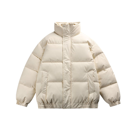 Damen Gefütterte Oversize-Steppjacke mit hohem Stehkragen Nord Taschen