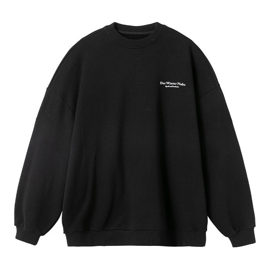 Unisex Oversize-Comfort-Sweatshirt mit French-Terry-Innenfutter, minimaler Brustgrafik und verlängertem Rückenteil Nord Taschen