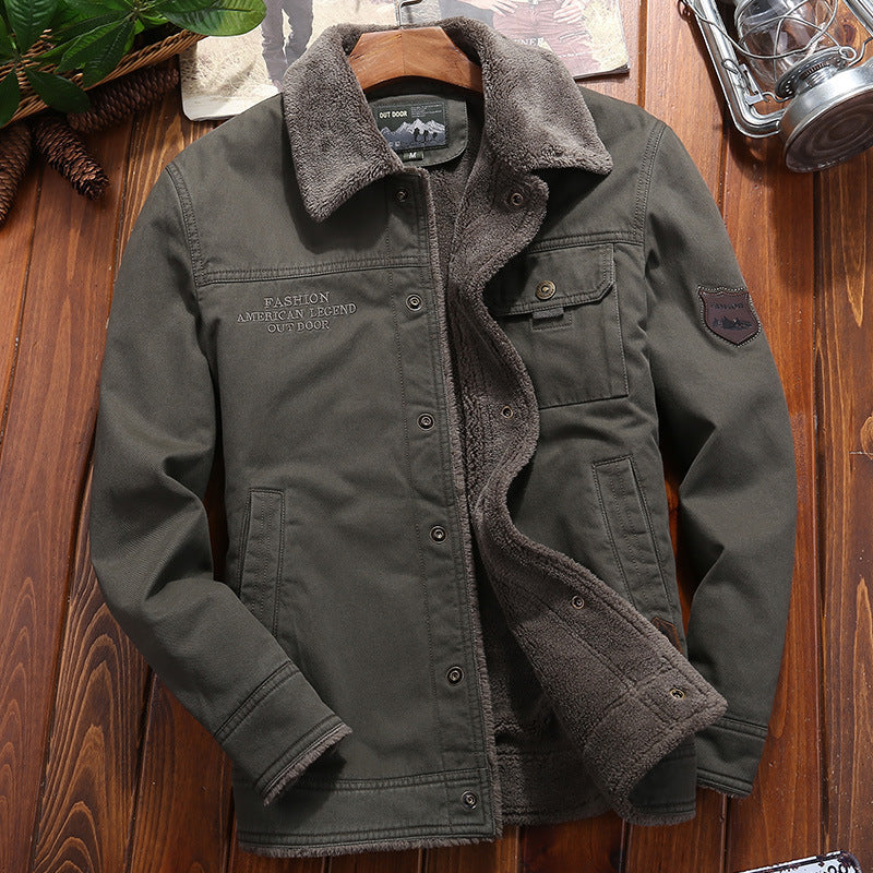 Herren Robuste Outdoor-Jacke mit Fleece-Innenfutter Nord Taschen