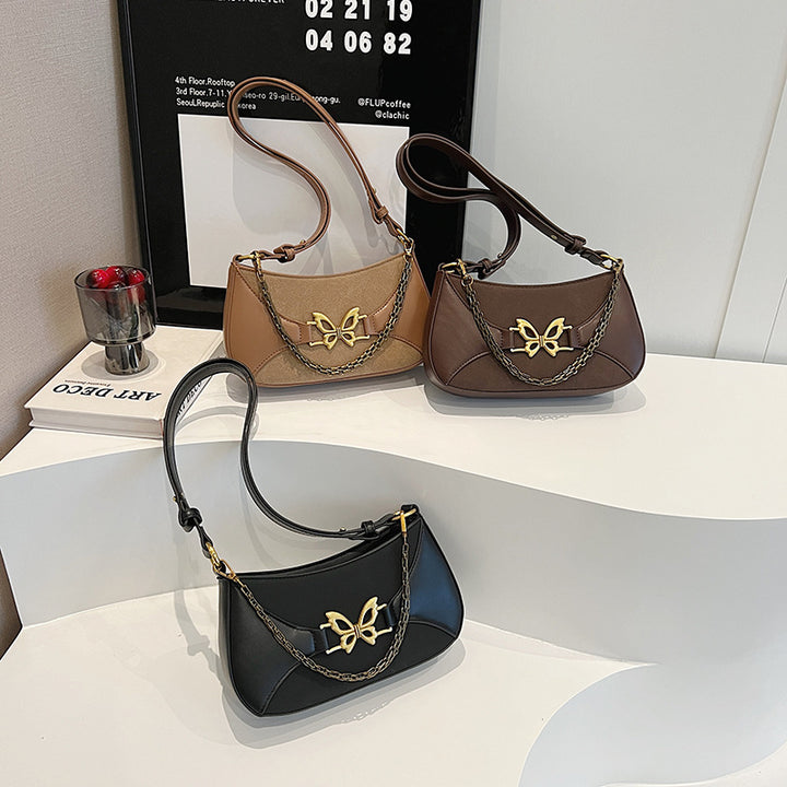 Damen Umhängetasche mit eleganter Kettenverzierung | Nord Taschen