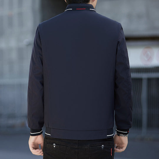 Herren Sportliche Übergangsjacke mit hochwertigem Stehkragen Nord Taschen