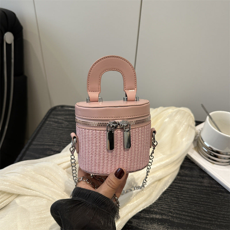 Damen Mini-Rucksackhandtasche mit elegantem Zipper und praktischem Tragegriff Nord Taschen