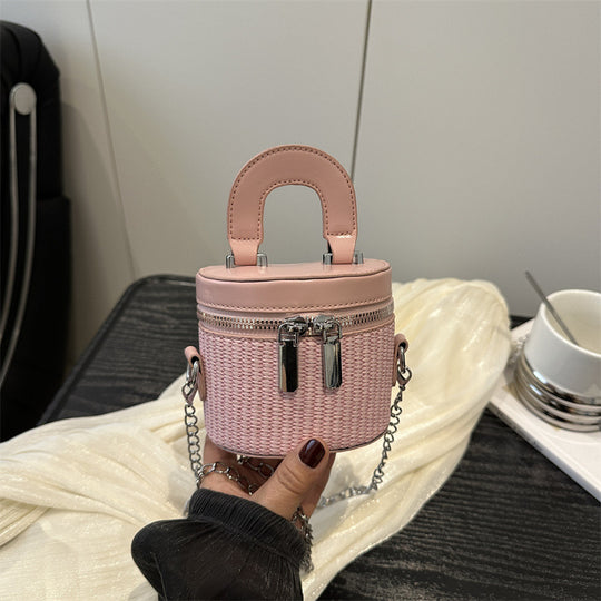 Damen Mini-Rucksackhandtasche mit elegantem Zipper und praktischem Tragegriff Nord Taschen